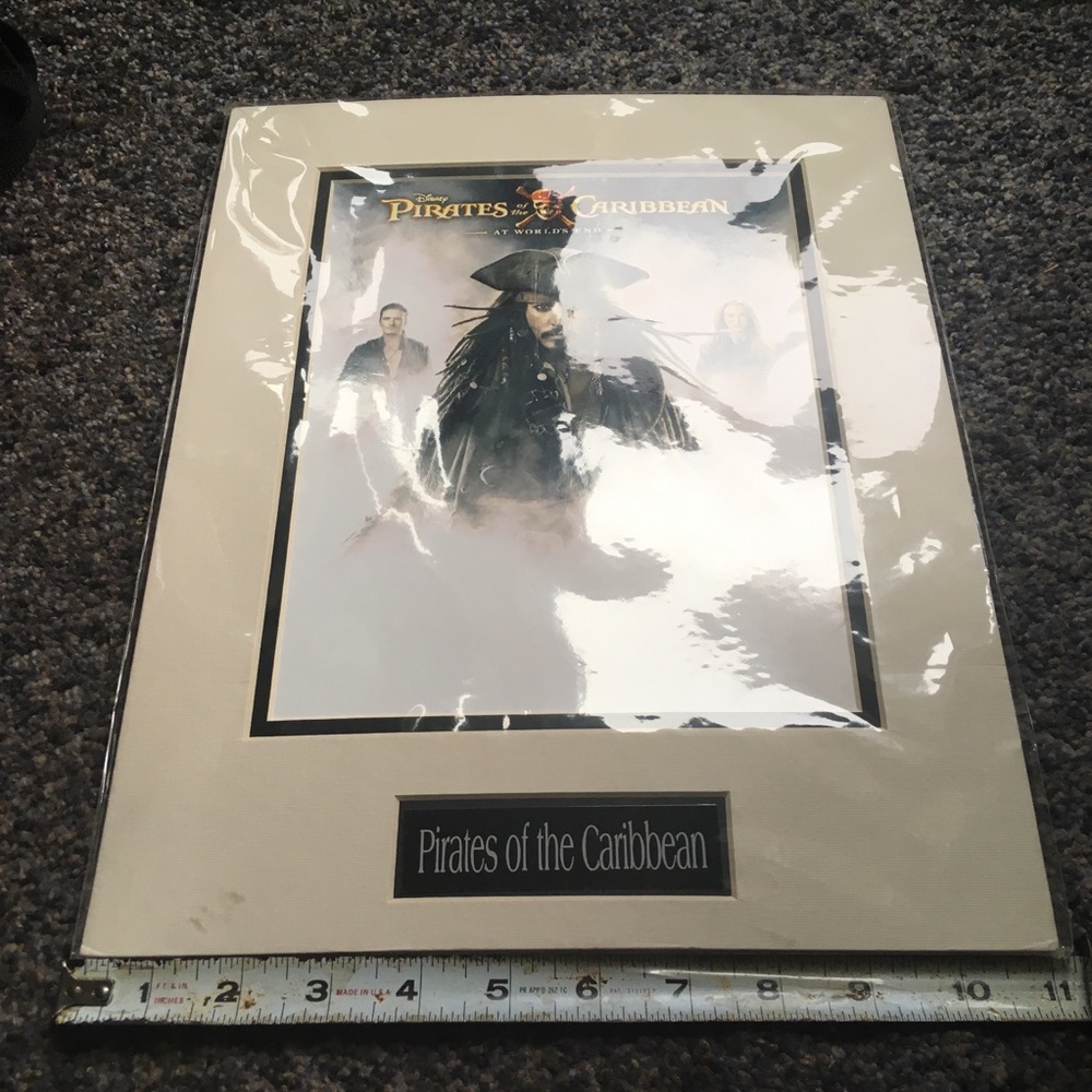 Disney Pirates of the Caribbean Matted Photo - Picture 7 of 8